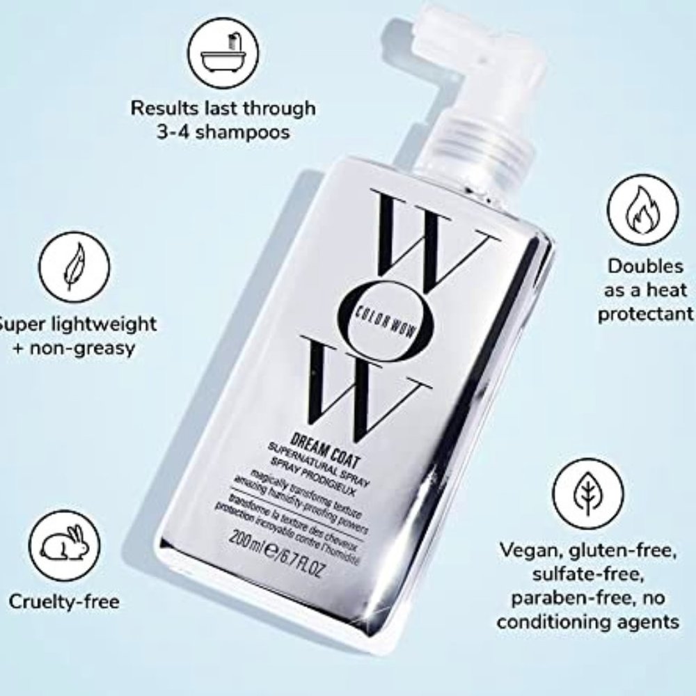 Color Wow Dream Coat Supernatural Spray – Multi-award-winning anti-frizz spray